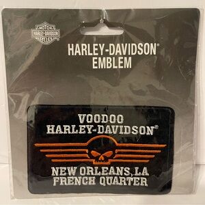 Harley Davidson VooDoo New Orleans La French Quarters Emblem Patch Sew On Only